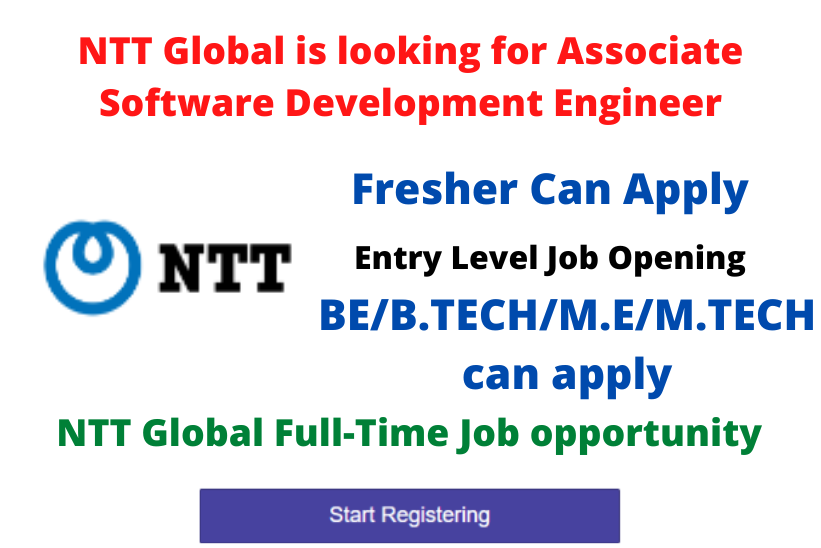 NTT Global is looking for Associate Software Development Engineer