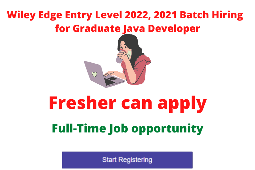 Wiley Edge Entry Level Hiring for Graduate Java Developer