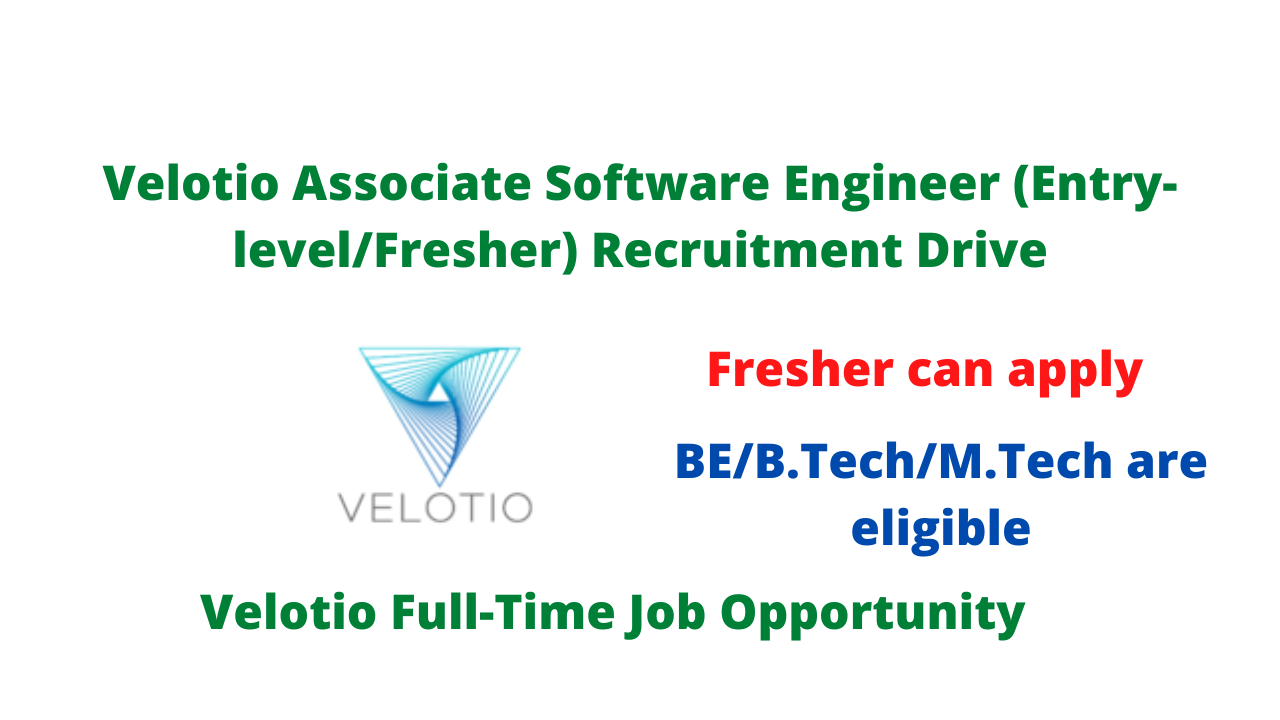 Velotio Associate Software Engineer