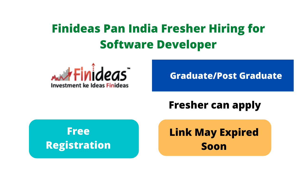 Finideas Pan India Fresher Hiring for Software Developer