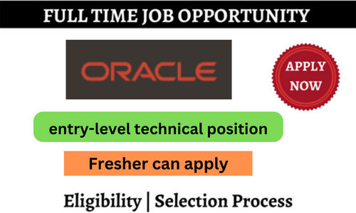 Oracle India Invites applications for Technical Analyst-1 Support