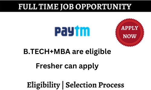 Paytm India Invites Freshers