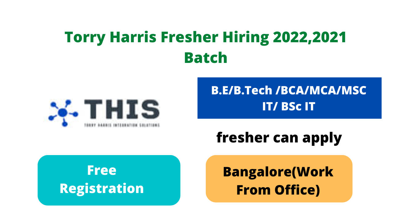 Torry Harris Fresher Hiring