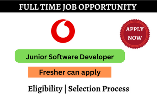 Vodafone Pan India Hiring for Junior Software Developer