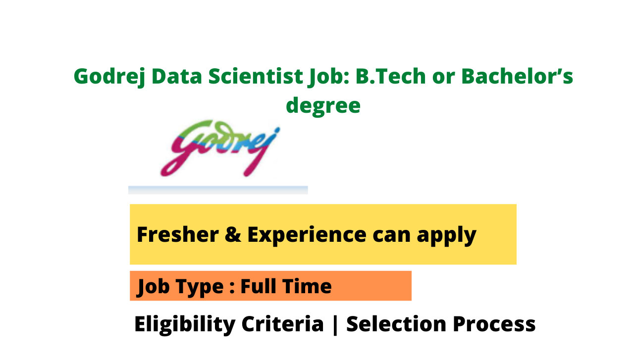 Godrej Data Scientist Job