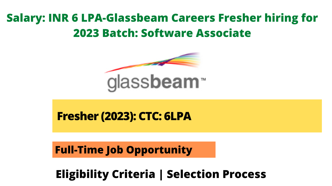 Glassbeam Careers Fresher hiring