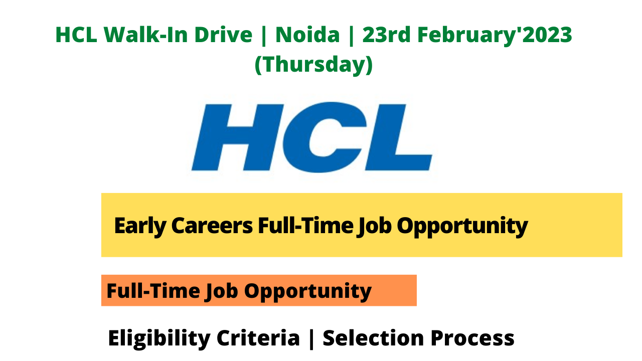 HCL Walk-In Drive