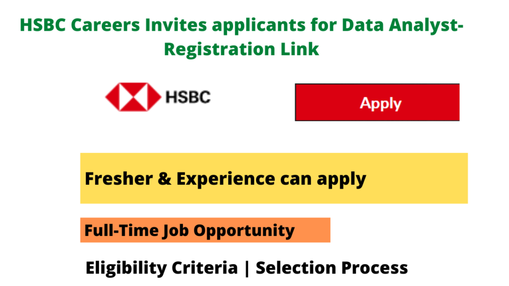 HSBC Careers Invites Application for Data Analyst Apply Online Seekajob