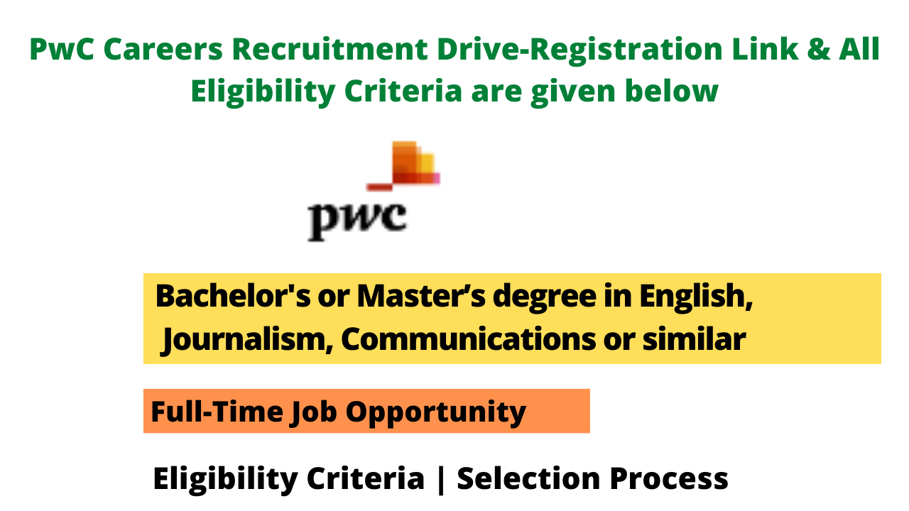 PwC Careers Recruitment Drive