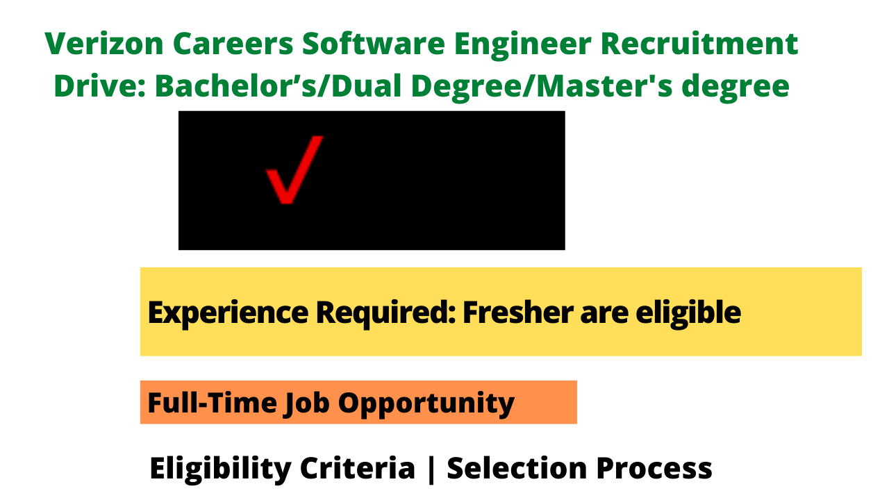 Verizon Careers Software Engineer Recruitment Drive