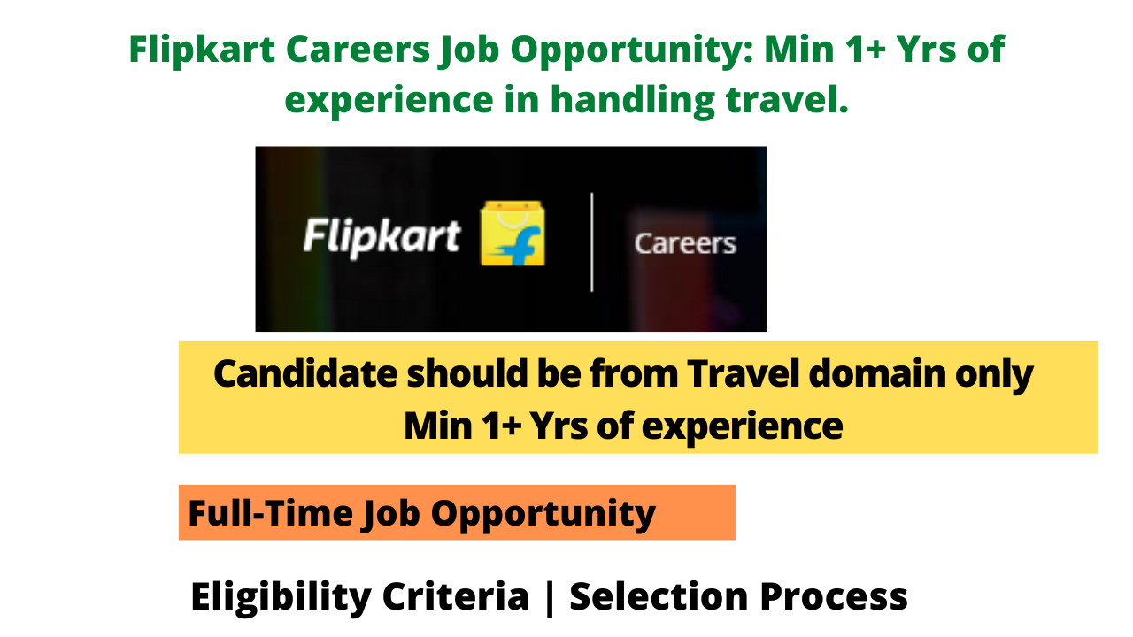 Flipkart Careers Job Opportunity