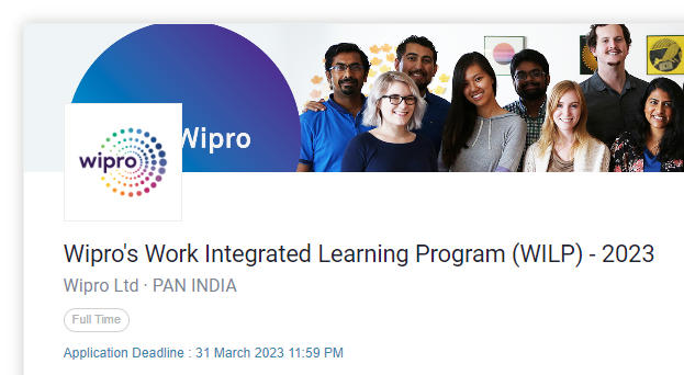 Wipro WILP Pan India