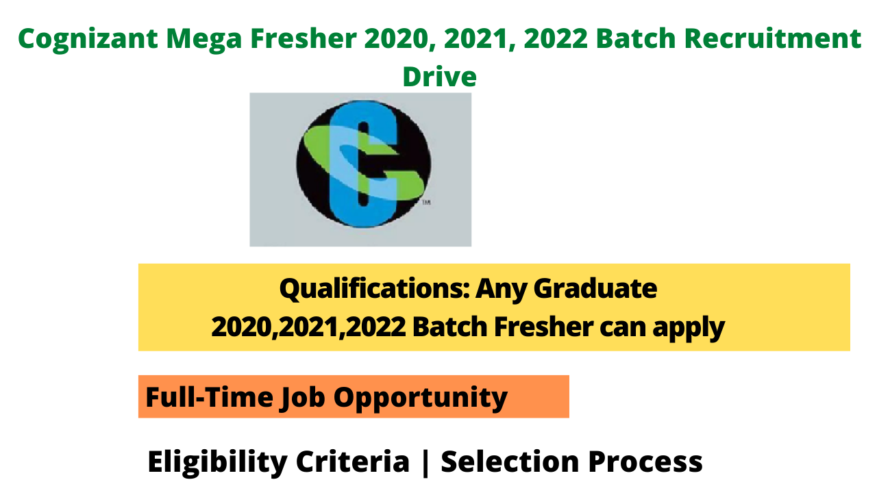 Cognizant Mega Fresher