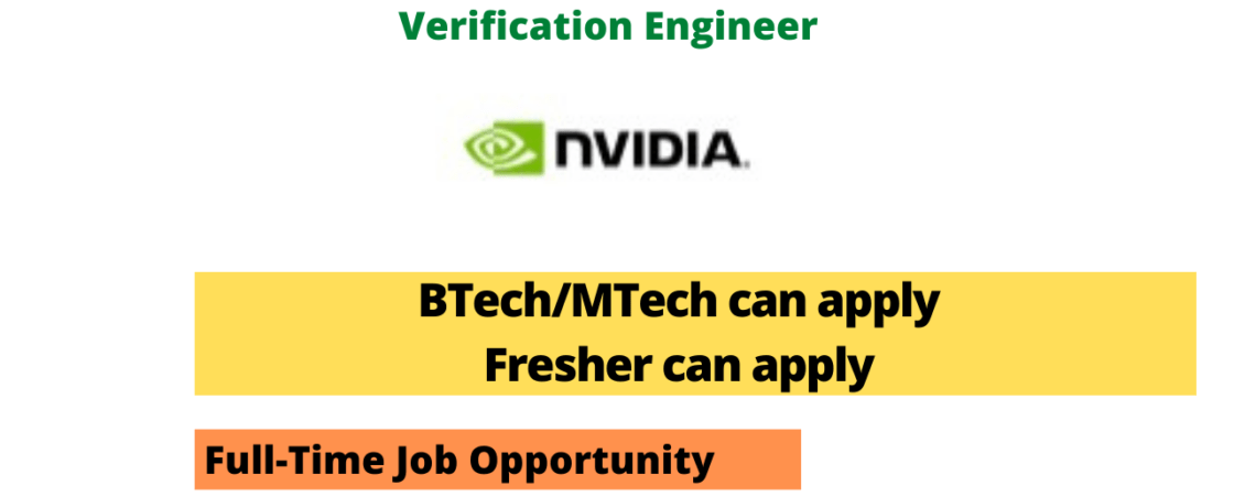 NVIDIA Careers Off Campus Hiring 2023 for Verification Engineer