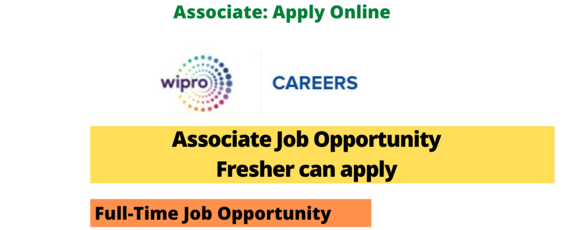 Wipro Careers Freshers & Experience Hiring for Associate