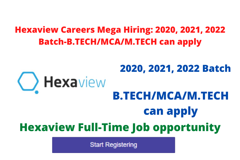 Hexaview Careers Mega Hiring