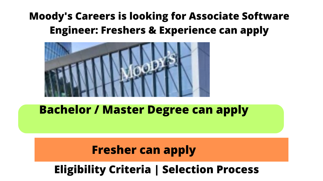 Moody's Careers is looking for Associate Software Engineer