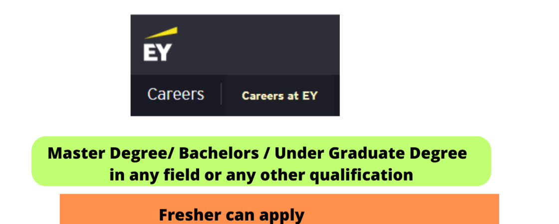 EY Careers Job Opportunity for Freshers as Intern