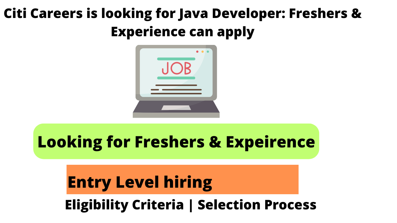 Citi Careers is looking for Java Developer