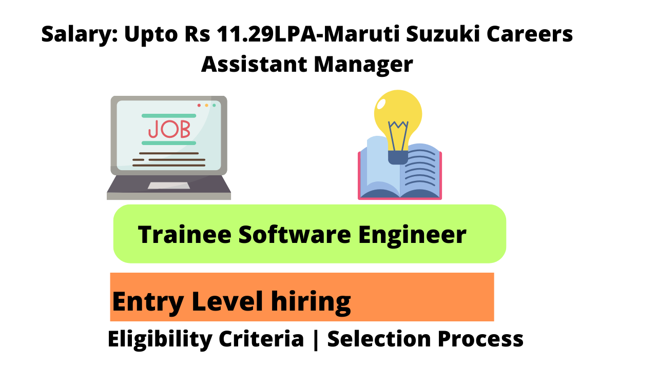 Maruti Suzuki Careers Assistant Manager