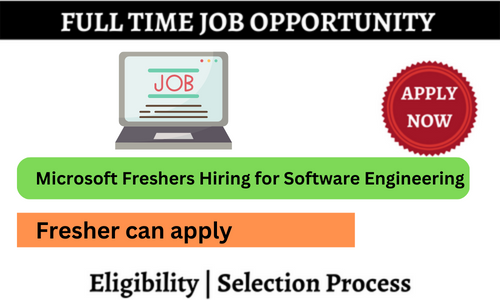 Microsoft Careers Freshers Hiring for Software Engineering