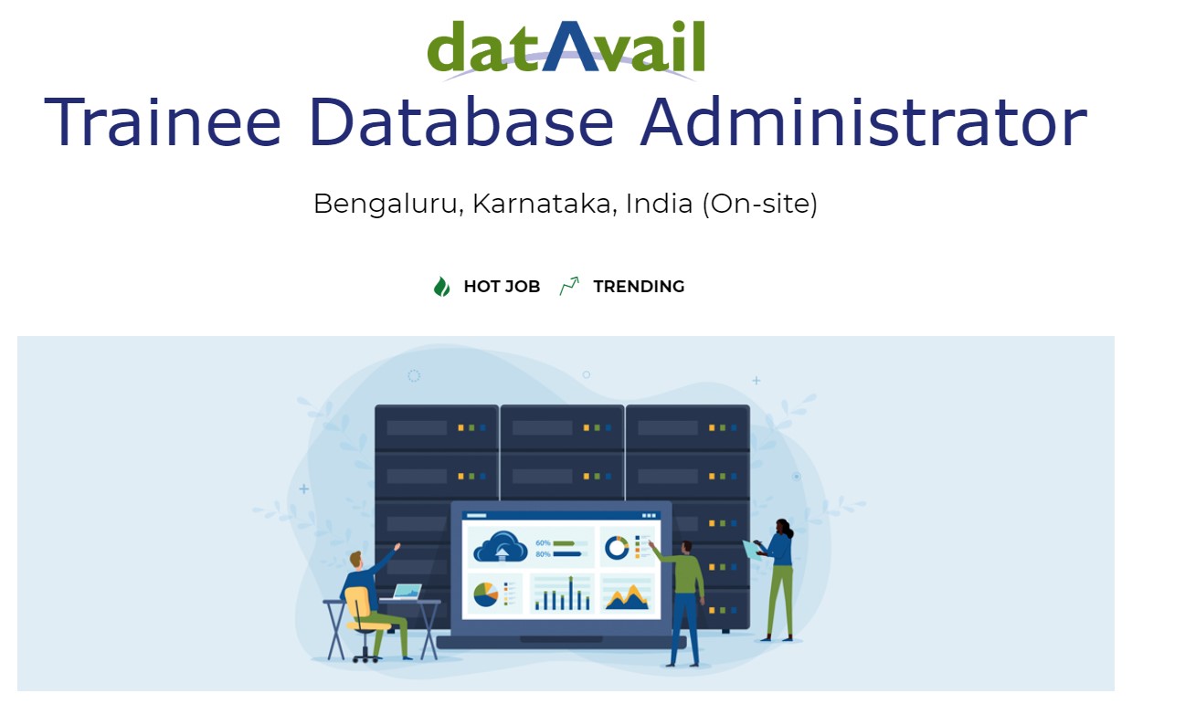 Datavail Off Campus Fresher Recruitment Drive 2023 for Trainee Database Administrator