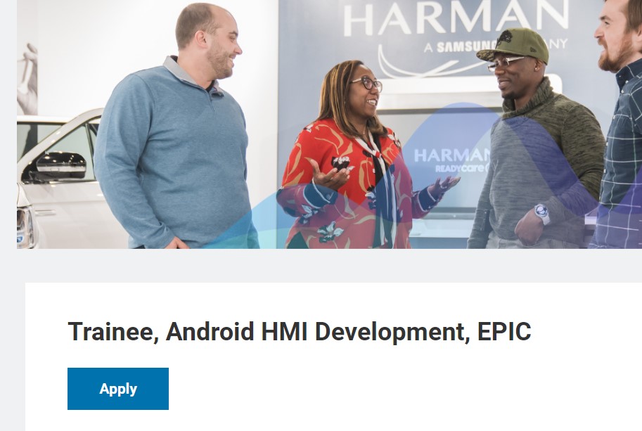 Harman Off Campus Entry Level Recruitment Drive 2023