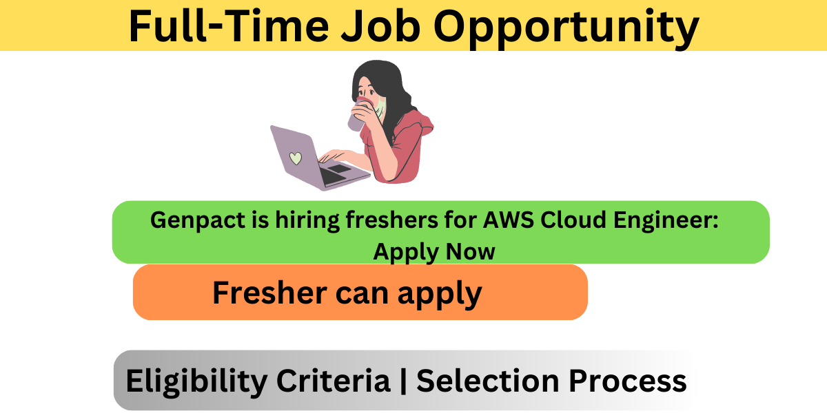 Genpact is hiring freshers for AWS Cloud Engineer