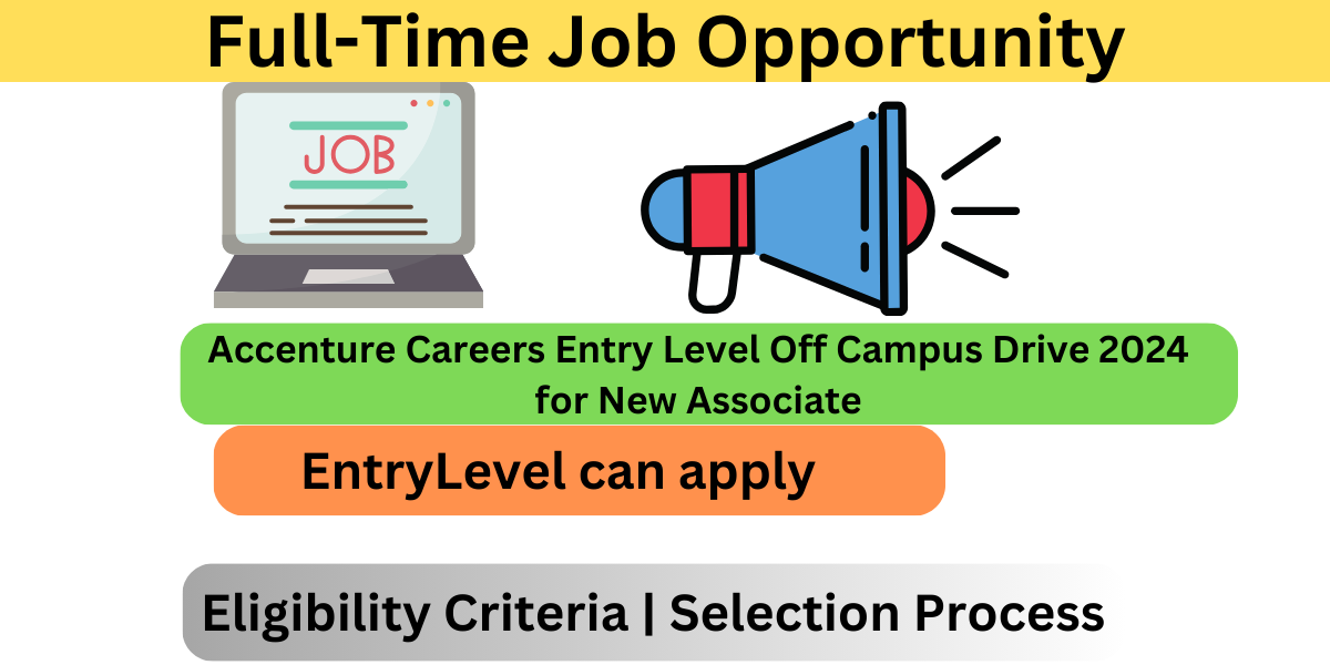 Accenture Careers Entry Level Off Campus Drive 2024