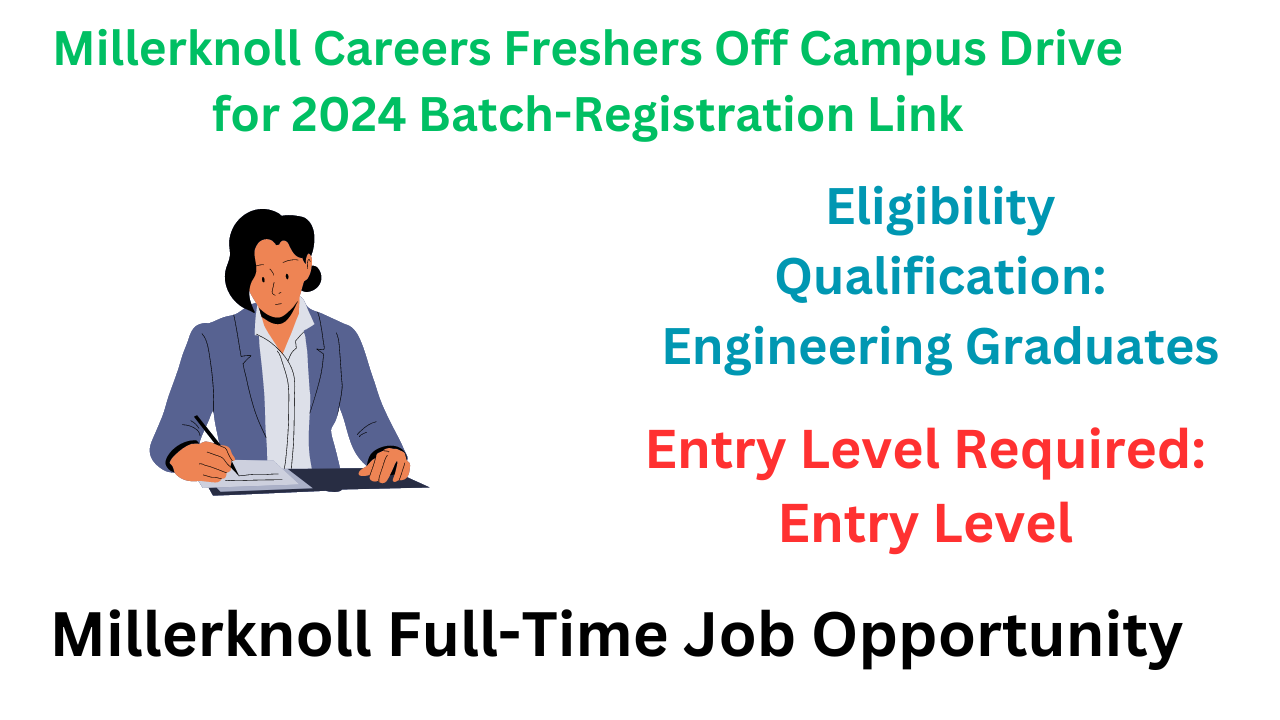 Millerknoll Careers Freshers Off Campus Drive for 2024 Batch