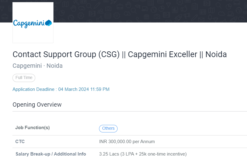 Capgemini Latest Exceller 2024