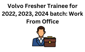 Volvo Fresher Trainee